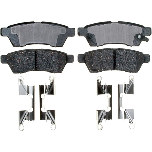 ACDelco 17D1100CH Professional Ceramic Rear Disc Brake Pad Set
