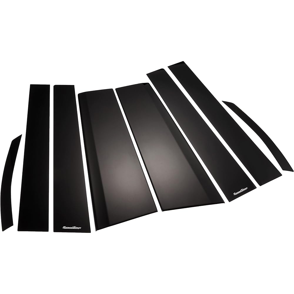 SecondStage Toyota Noah/Voxy/Esquire 80 Series Pillar Garnish For Cars Without Visor Piano Black T241BLK