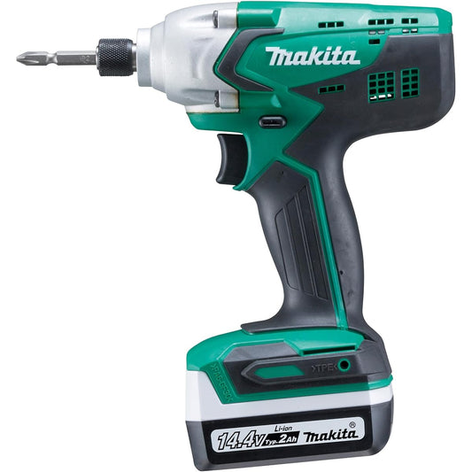 Makita Rechargeable Impact Driver 14.4V2Ah M695DSA with battery, charger, and case