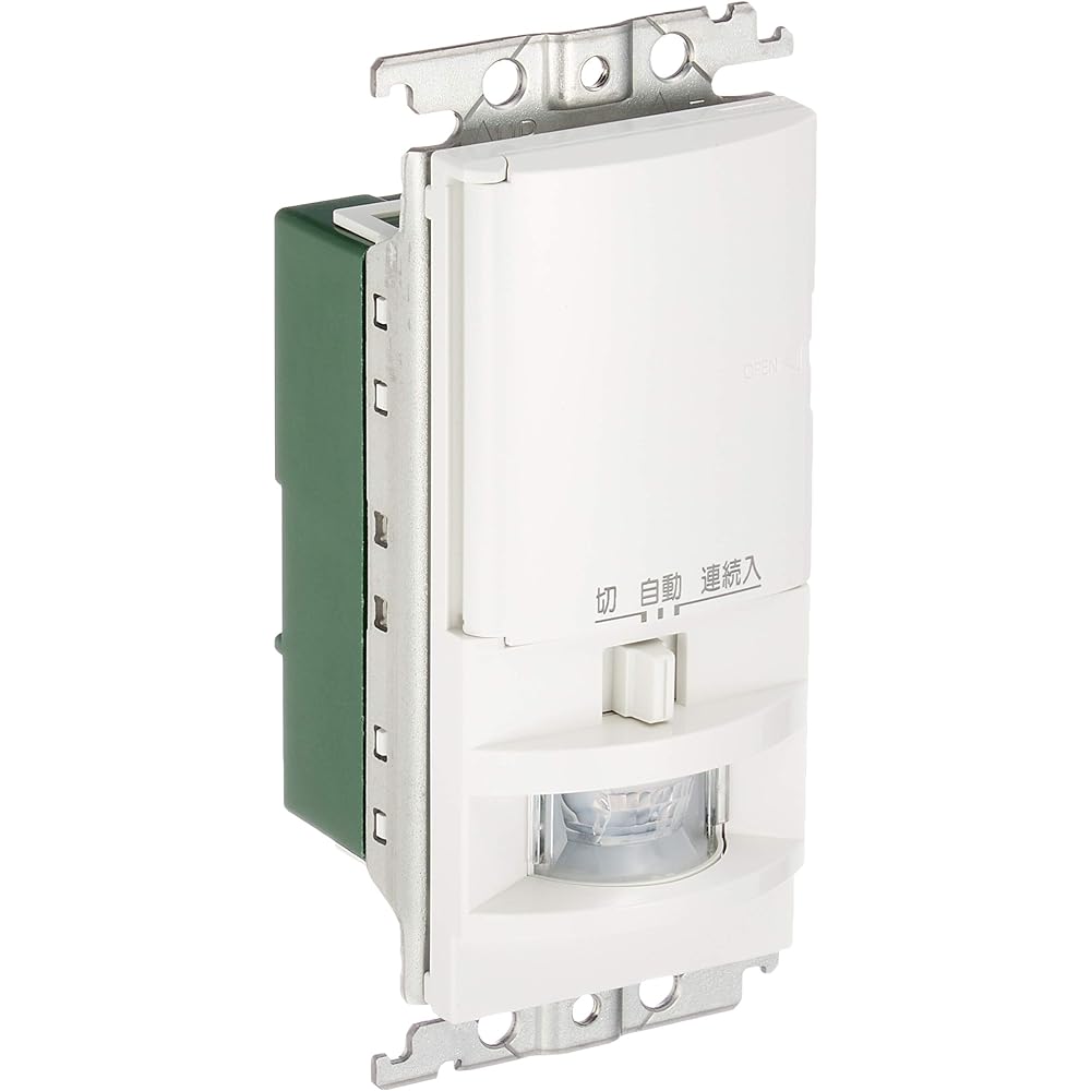 Panasonic Wall-mounted automatic switch with heat ray sensor No main device/switch space White WTK1411WK