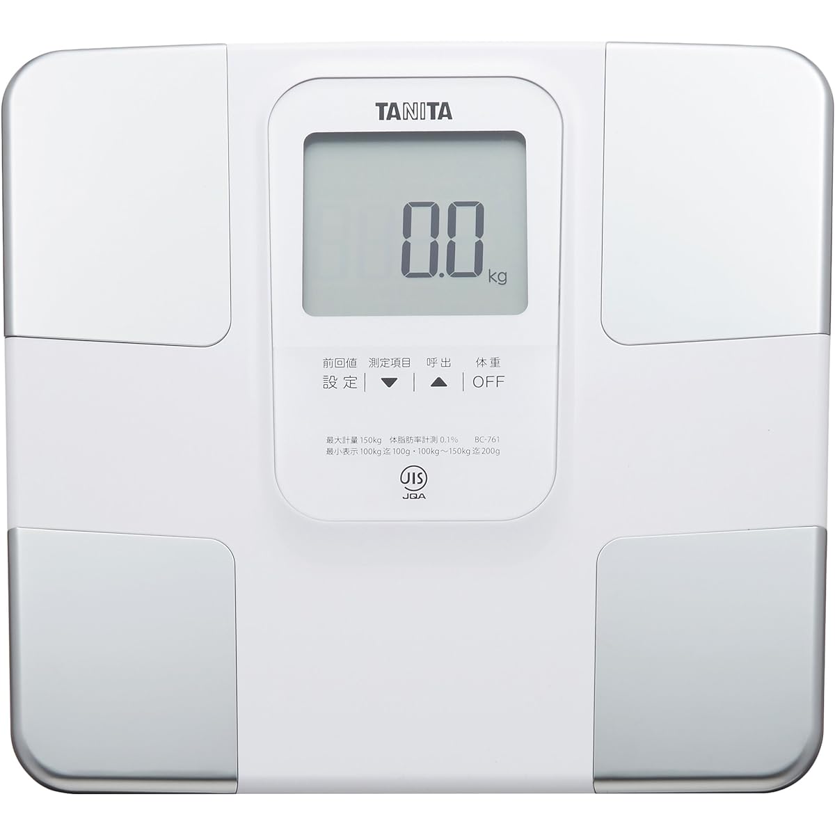 Tanita Body Composition Meter BC-761-WH (White) Easy measurement with Pita function/Measurement support with My Support function