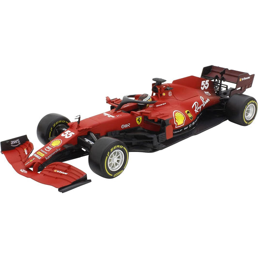 Bburago 1/18 Ferrari SF21 (2021) No.55 C. Sainz Jr Completed Product 18-16809S