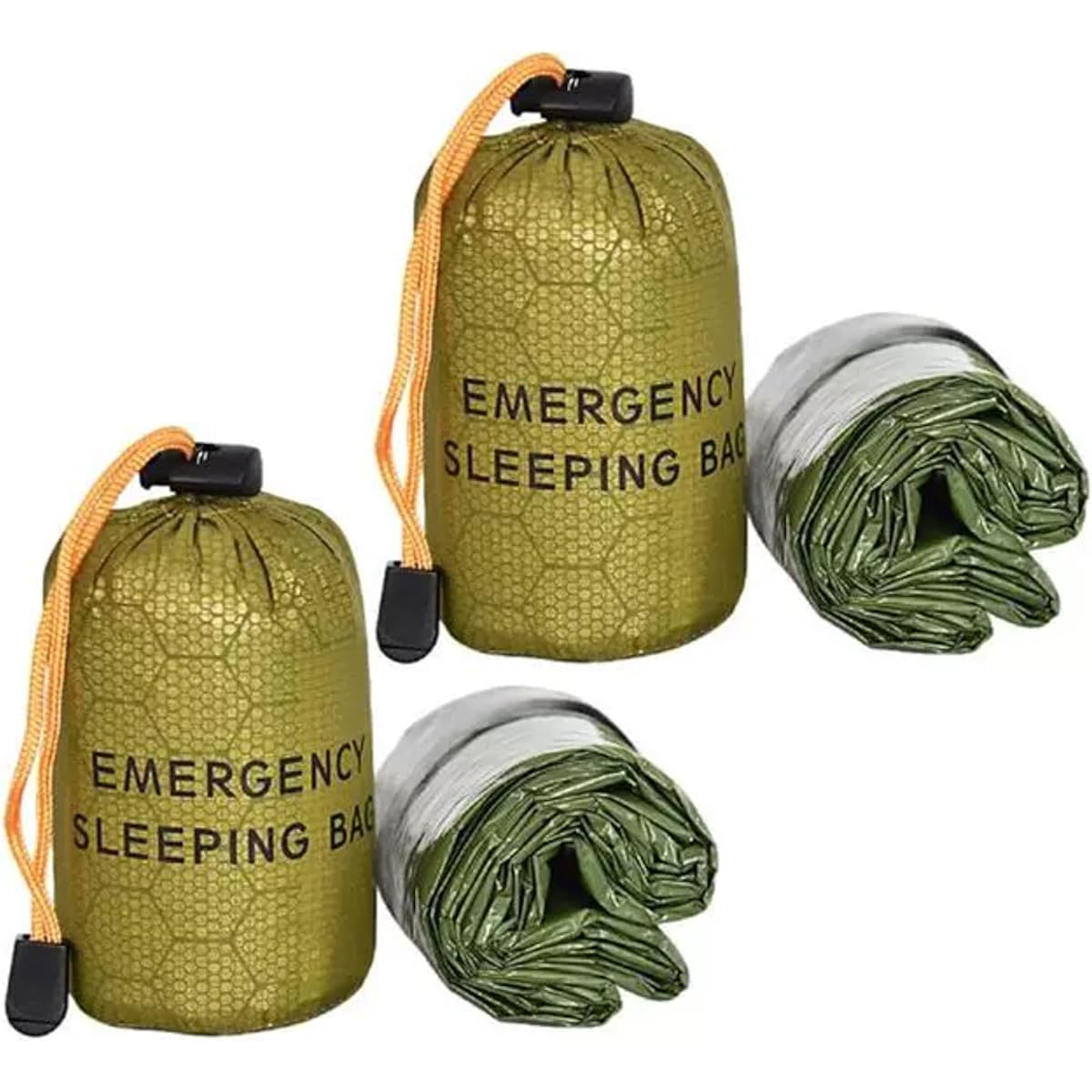 HAMILO Sleepwear Cover Waterproof, Windproof, Heat Retaining, Stain Proof, Moisture Proof, Camping Gear, Set of 2