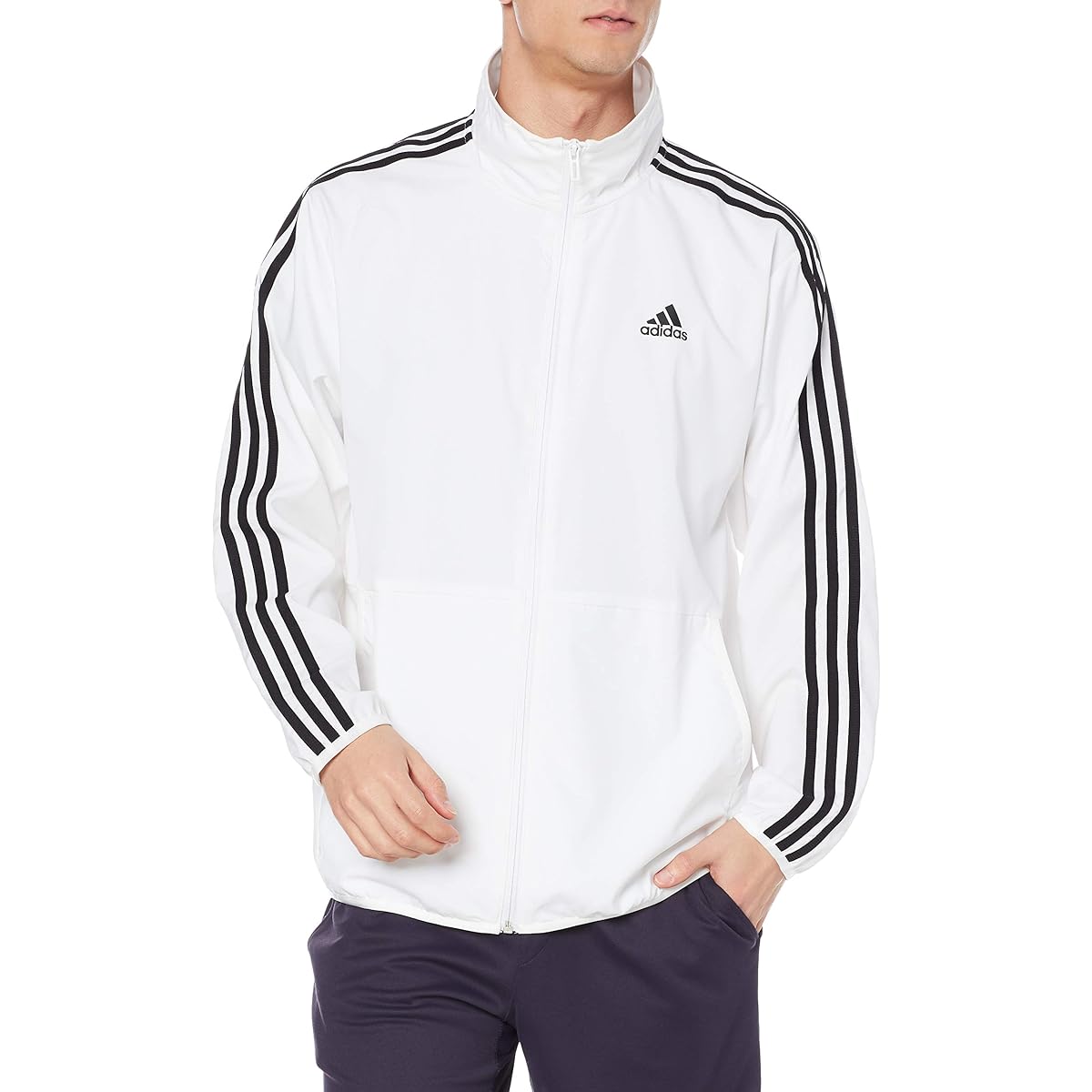 Adidas Jersey Top Must Have 3 Stripes Classic Jacket JKL59 Men's