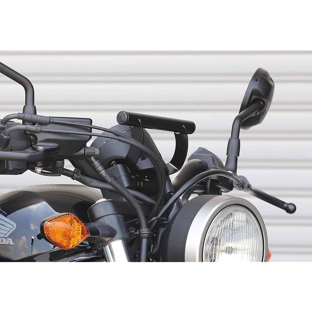 Kijima Bike Stay Handle Mount Stay Rebel 250 Rebel 500 [2020 Rebel 250 Compatible] Black HONDA 204-0695