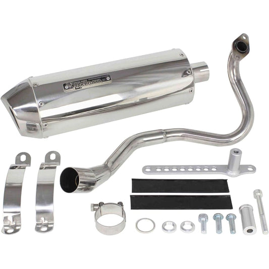 Special parts Takegawa full exhaust muffler cone oval muffler ADV150(KF38) 04-02-0318