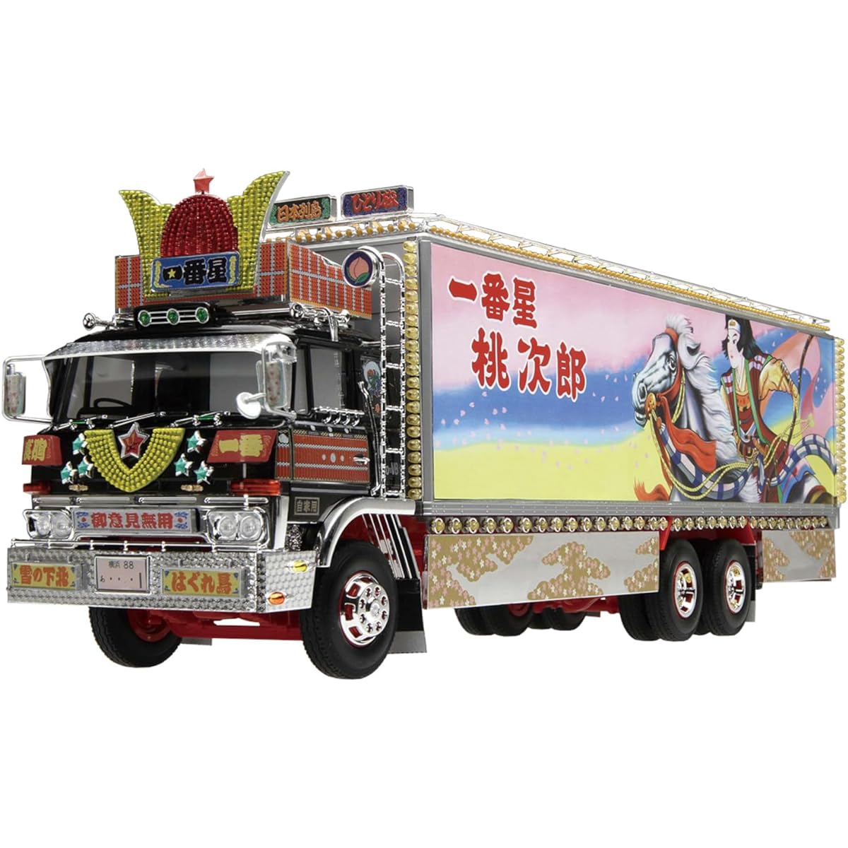 AOSHIMA 1/32 Truck Guy Series No.4 Ichibanboshi One Man Momojiro Plastic Model