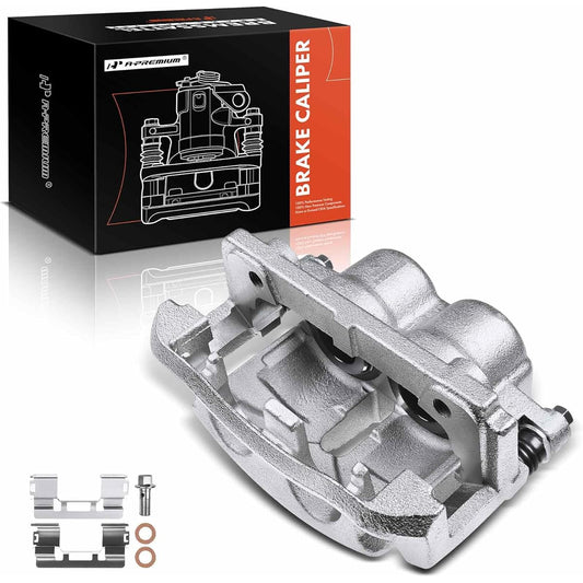 A-PREMIUM Disc Brake Caliper Assembly Bracket Some Ford and Lincoln Model-F-150 2005-2008, LOBO 2005-2008, Mark LT 2006-2008-Front left driver's seat side