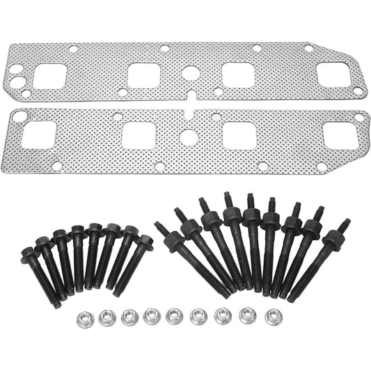 Exhaust Manifold Gasket Bolt Stud Kit 53013943AA Replacement for Dodge Ram 1500 2500 3500