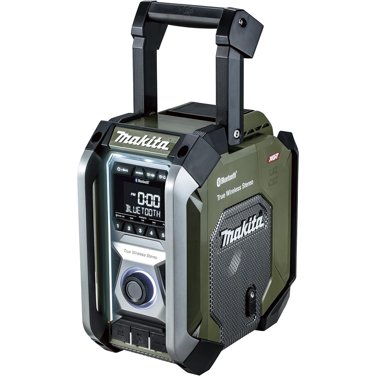Makita Rechargeable Radio (Olive) 40Vmax Main unit only/Battery and charger sold separately MR005GZO