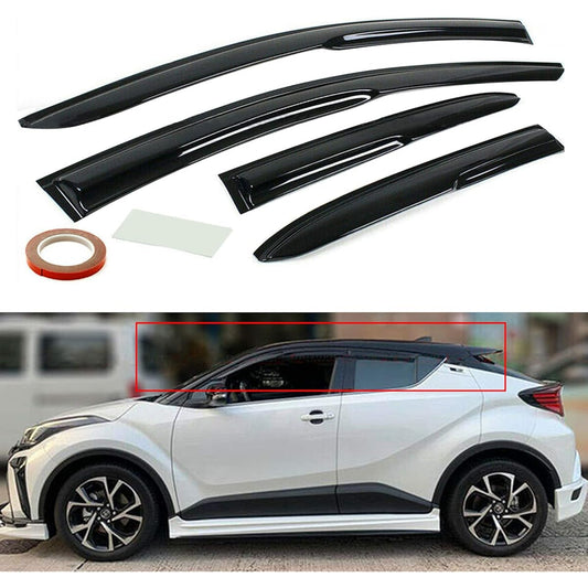 MUNIRATER Side Window Viser Deflector Rain Guard replacement