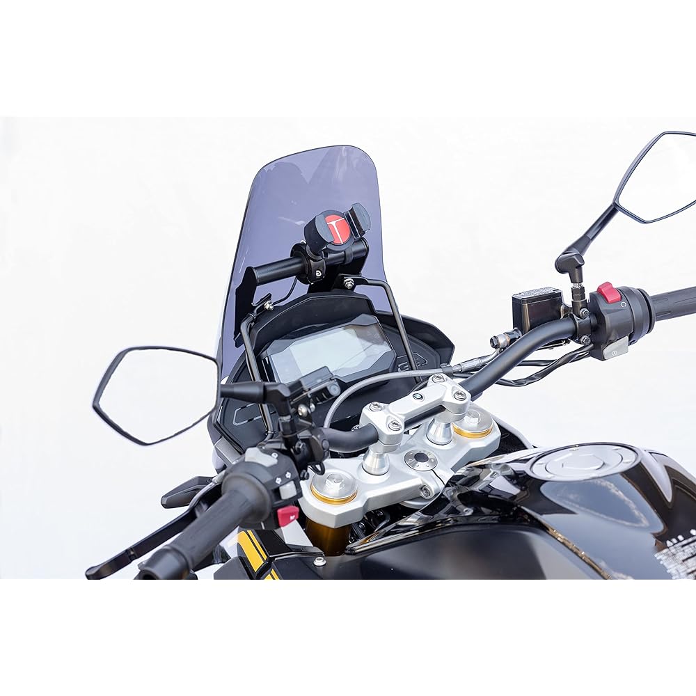 Kijima Motorcycle Bike Parts Screen Kit with Mount Bar Stay φ22.2 Maximum Loading Capacity Approx. 1kg Smoke BMW G310GS('17-) BM-05100
