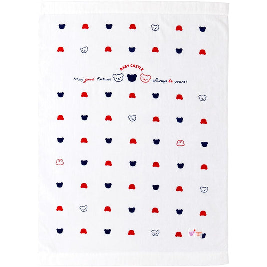 Towel blanket 120×85 tricolor made in Japan