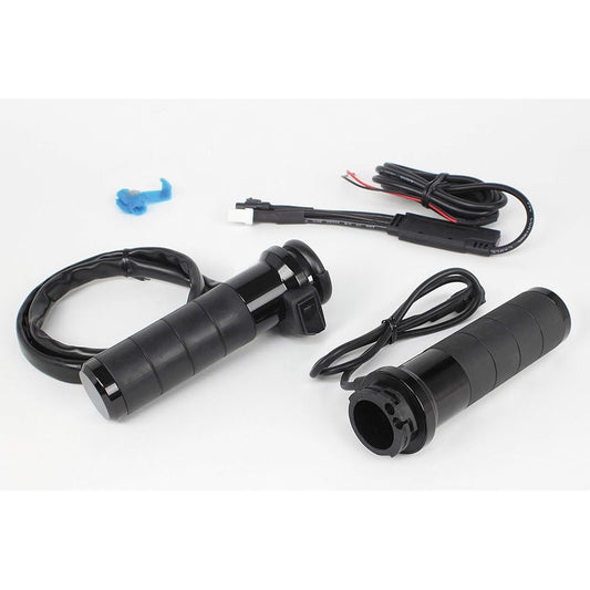 Special Parts Takegawa Heat Grip TYPE-2 (Black/For Cable Throttle) Harley Cable Throttle 1 inch/130mm 05-12-0002