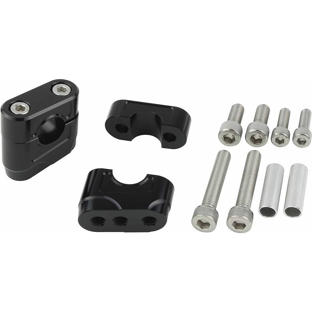 POSH Motorcycle Supplies Muscle Low Bracket Black 070053-06