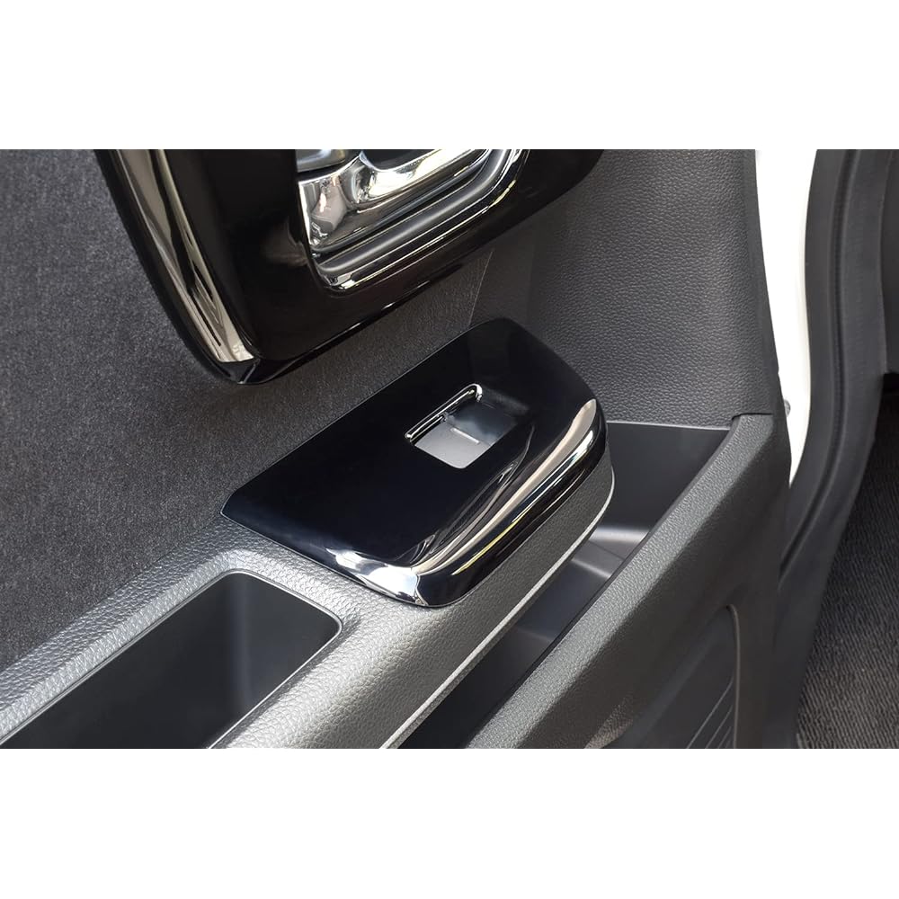 SecondStage Honda N-BOX (JF3/JF4) PWSW (Door Switch) Panel, Piano Black, H032BLK
