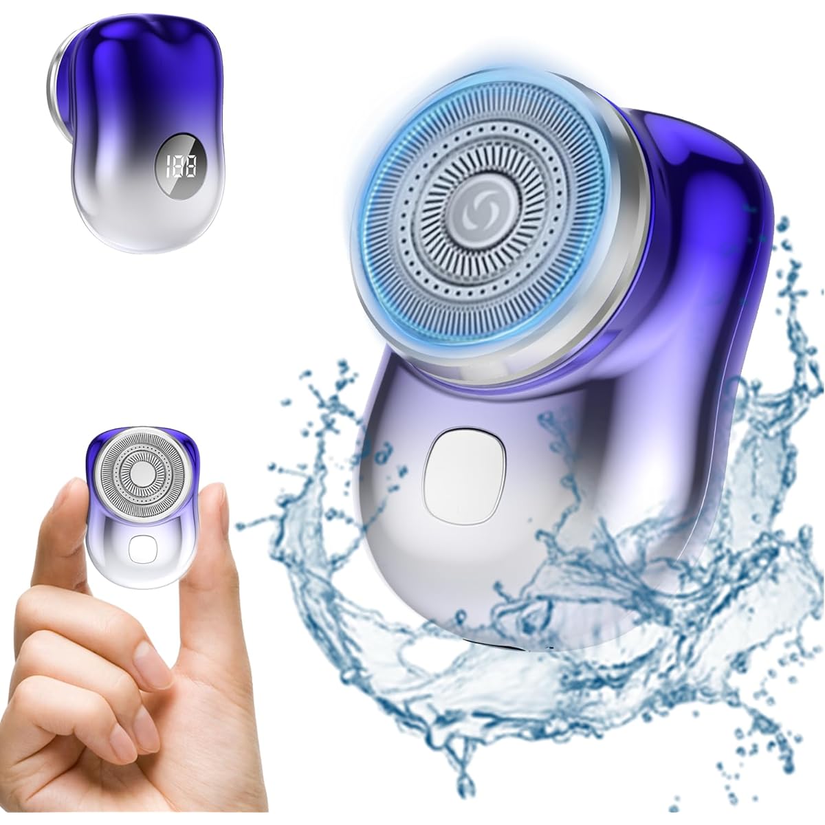 Small Electric Shaver, Electric Shaver, Electric Shaver, Shaver, Electric Shaver, 20 Blades, Shaving, Electric Razor, Wet and Dry