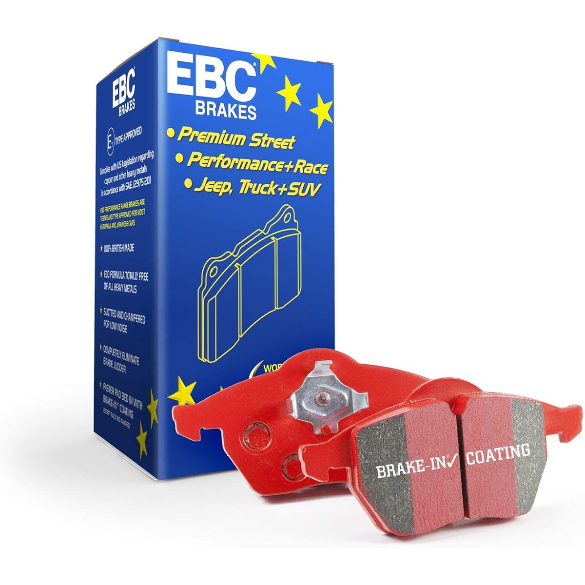 EBC BRAKES DP31515C Red Staff Ceramic Low Dust Brake Pad