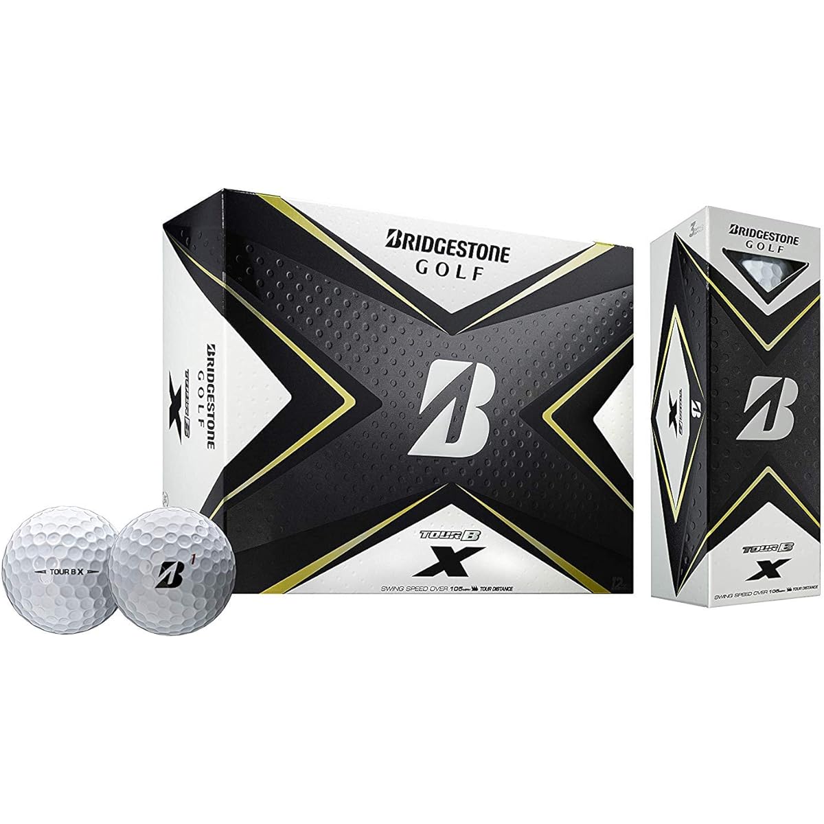 BridgeStone 2020 Tour B Golf Balls 1 Dozen (12 Balls) US Specification [Parallel Import]