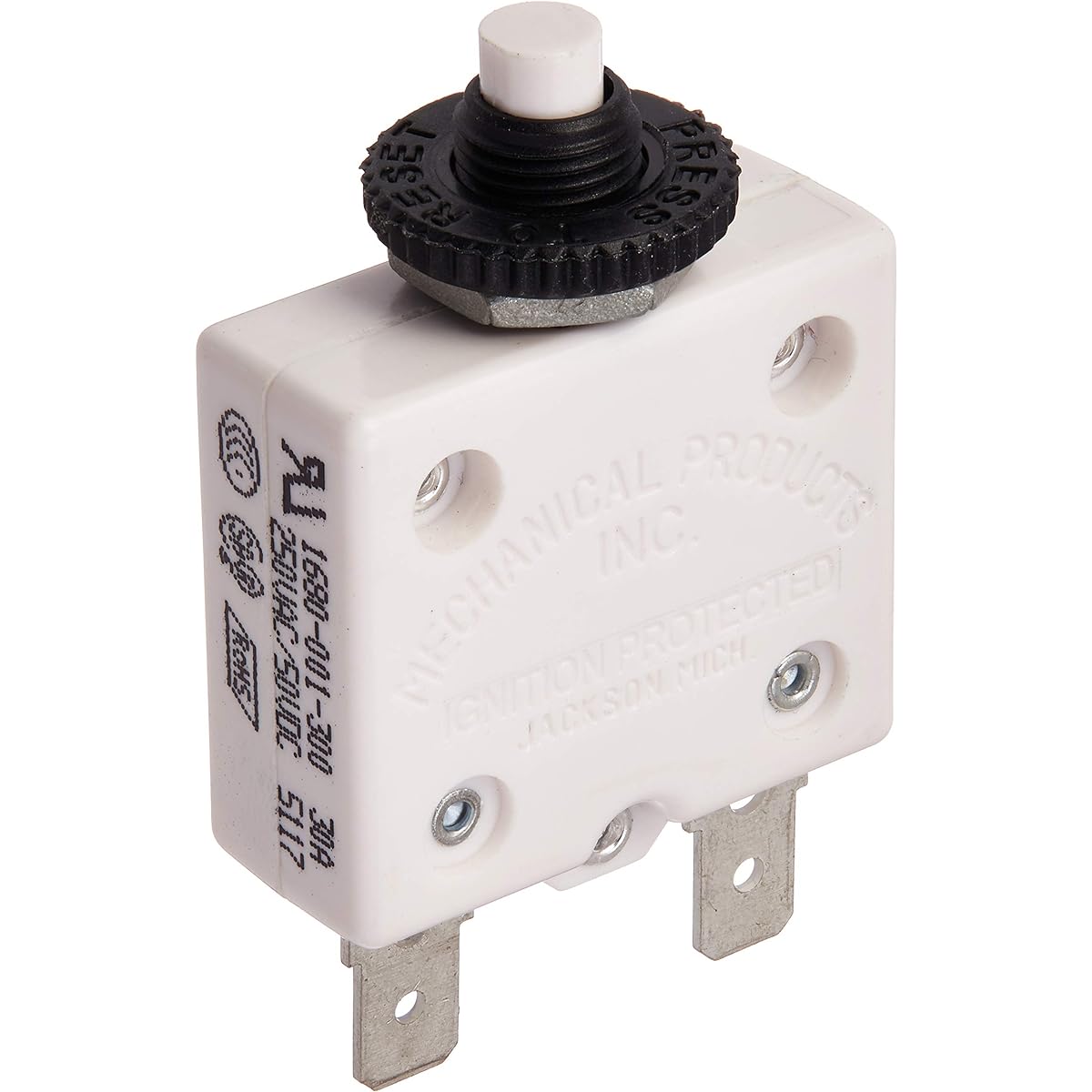 Bussmann CB174-30 CB174 Series type III Manual Reset Panel Mount Circuit Breaker (30AMP) 1 pack