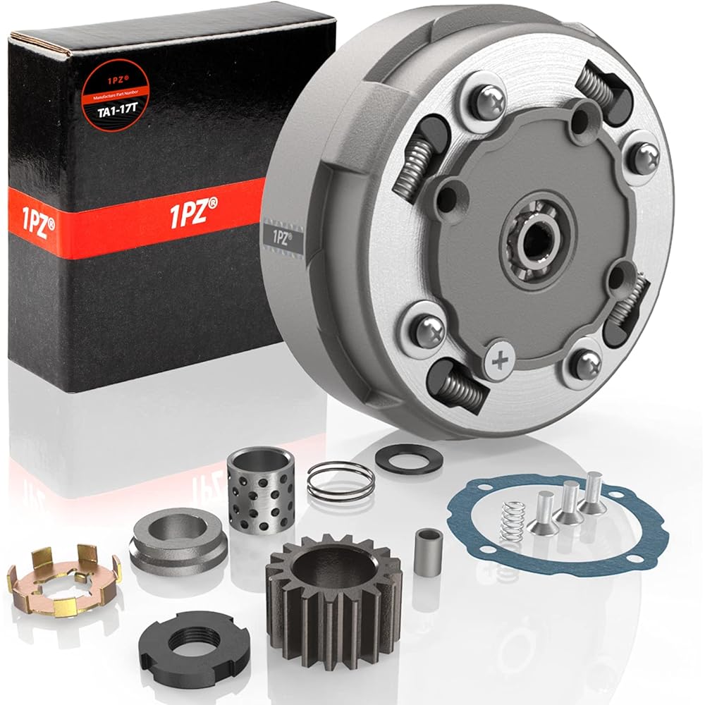 1PZ TA1-17T 17 Teeth Semi-Automatic Clutch Assembly 50cc 110cc 125cc 135cc ATV Quad Go Kart Dirt Bike Roketa Kazuma JCL NST SUNL Taotao