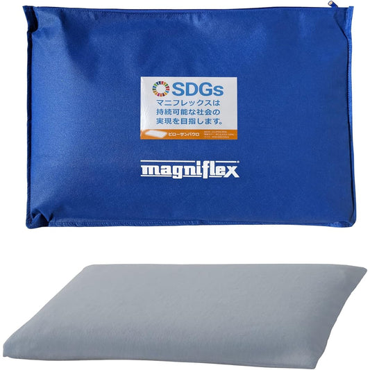 Maniflex High Resilience Pillow Pillow São Paulo (Ecology Type) [Official] Made in Italy Safe Sleep Good Sleep Deep Sleep Pillow High Resilience Pillow Body Pressure Dispersion Cervical Support Perfect Fit Low Compact Portable Pillow Suitable for People