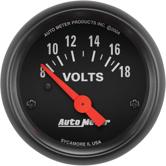 Auto Meter 2645 Z Series Electrical Voltanometer Gauge 2.33 inch