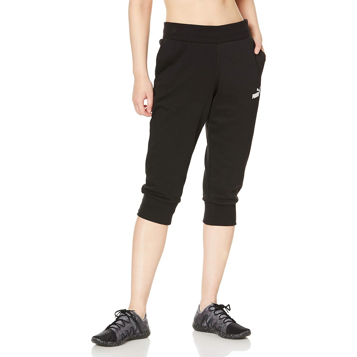 [PUMA] Women's 3/4 Length Training Pants ESS Capri Sweat Pants