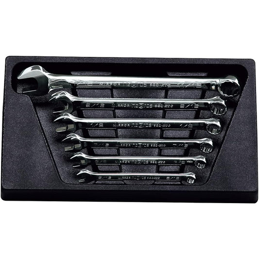 Kyoto Machinery Tools (KTC) Nepros Combination Wrench Set 6 Pieces NTMS206B