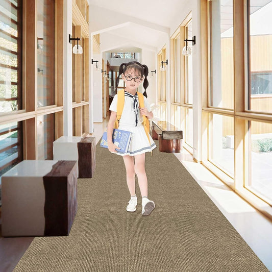 Hallway Carpet, VOTUDX, Approx. 600*60cm, Soundproof Non-Slip Mat, Washable, Stair Mat, 5mm Suction Mat, Reduces Strain on Legs, Supports Floor Heating, Noise Countermeasures, Fall Prevention, Water Repellent, Stylish Long Mat, Roll Mat, Kitchen Mat, Ent