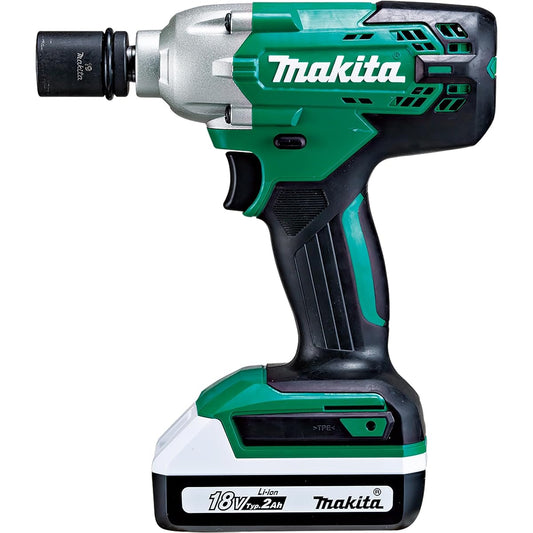 Makita Rechargeable Impact Wrench 18V2Ah with battery, charger, and case MTW001DSA