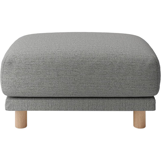 MUJI cover heather gray cotton canvas sofa body ottoman urethane pocket coil 44616550