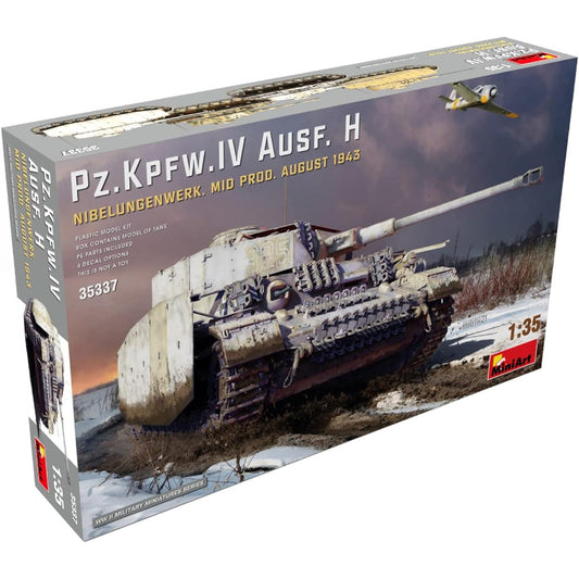 Miniart 1/35 German Army Panzer IV Type H Nibelungen Factory Mid-term Type August 1943 Plastic Model MA35337