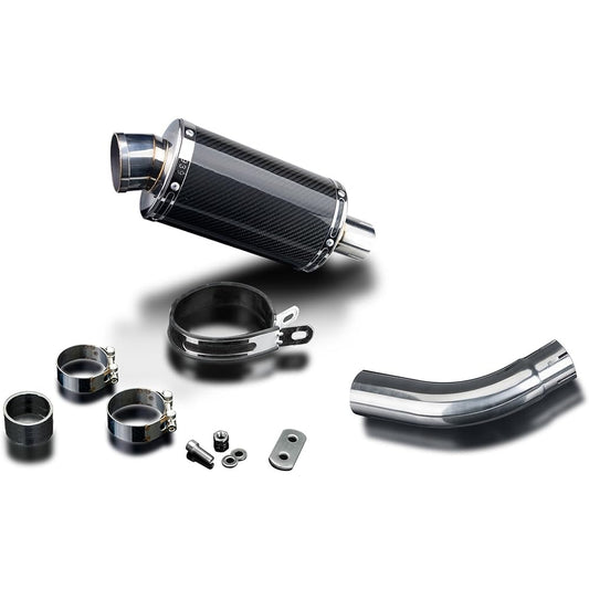 DELKEVIC KIT03G1 Slip-on Carbon Oval Muffler SUZUKI SV650 2016-2018 225mm