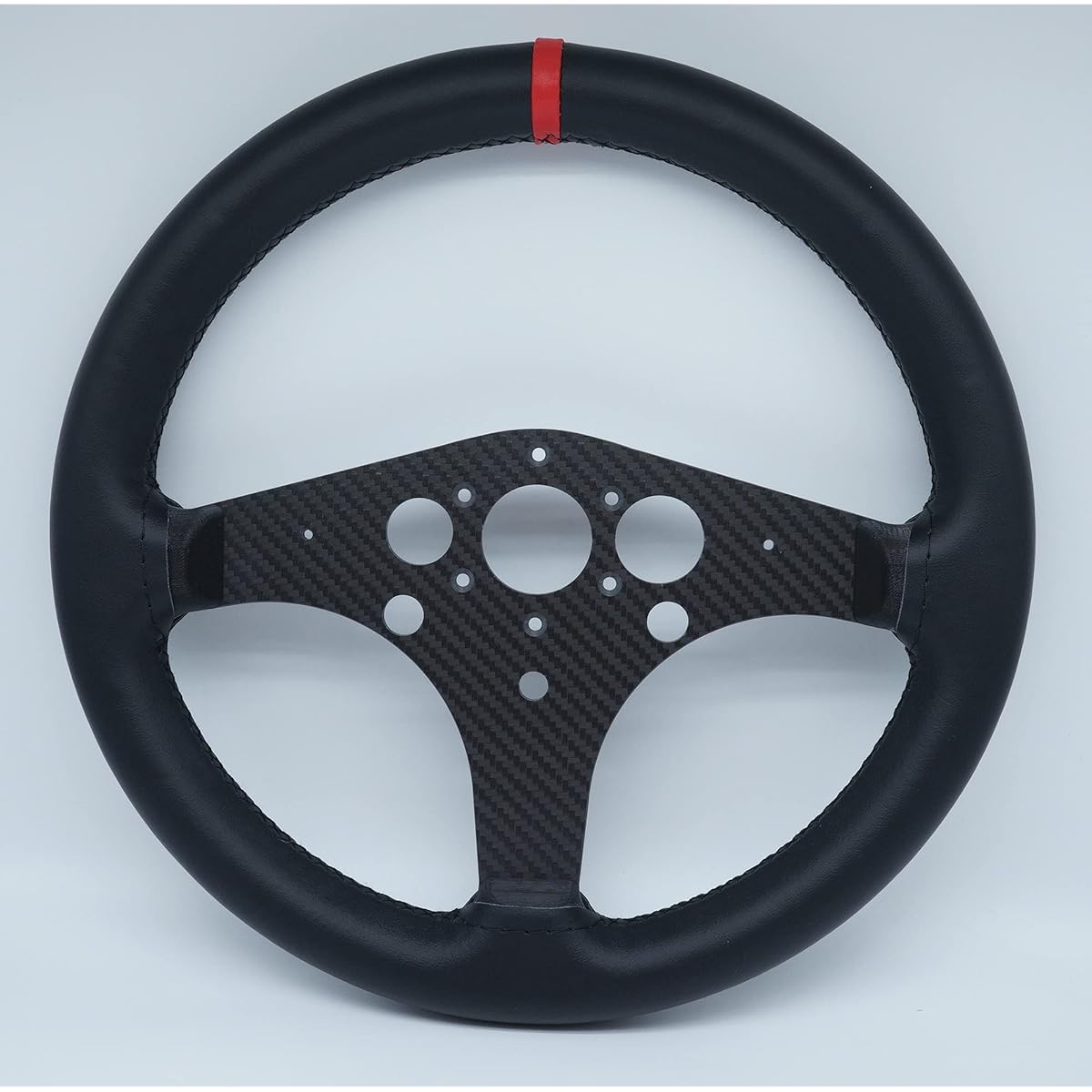 SIMPUSH Racing Game Steering Wheel Remodeling Handle (Carbon Fiber, Cowhide, 33cm) Slast Master Thrustmaster T300