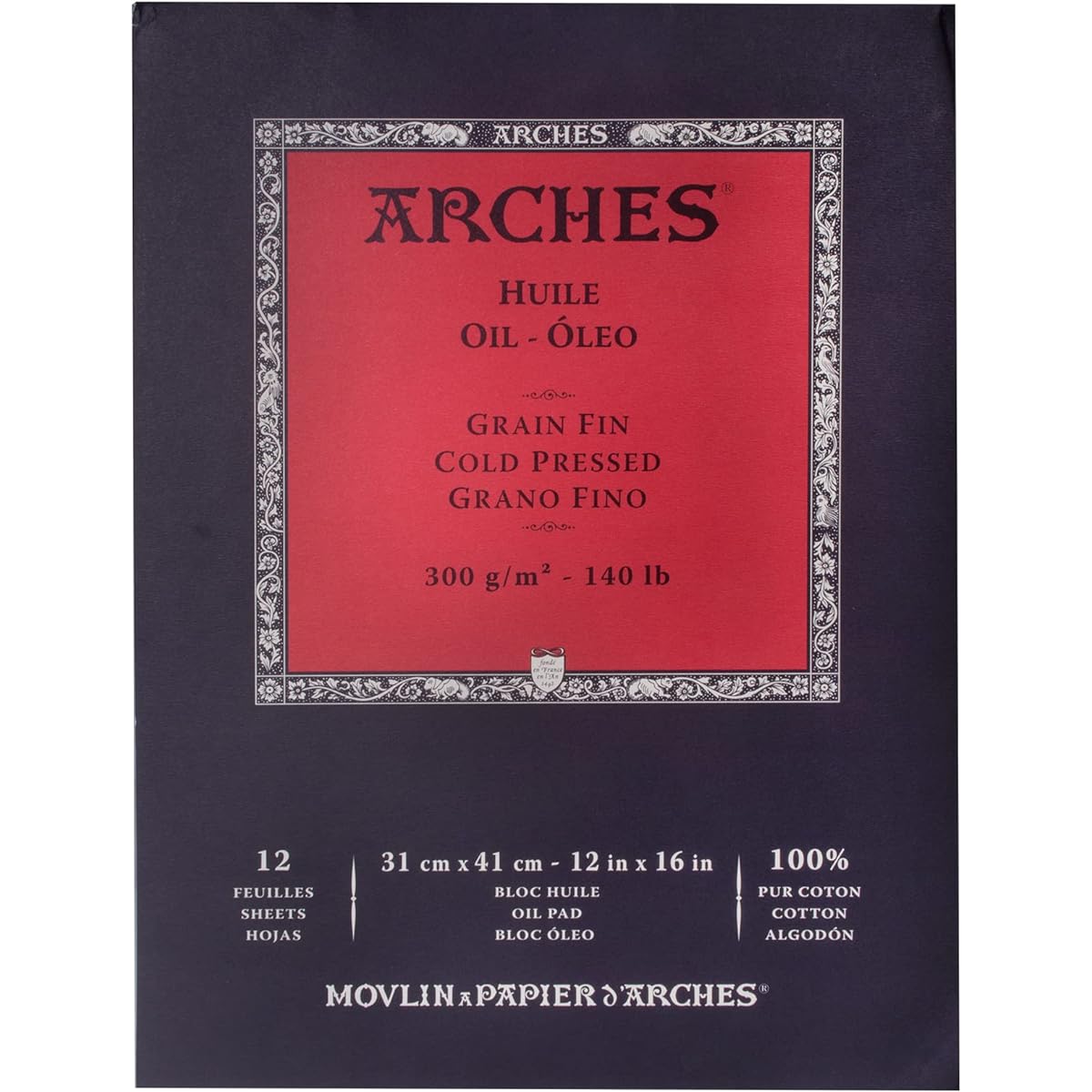 Arches Canson Arches Watercolor Paper Oil Pad 310×410mm 300g/m2 200006579