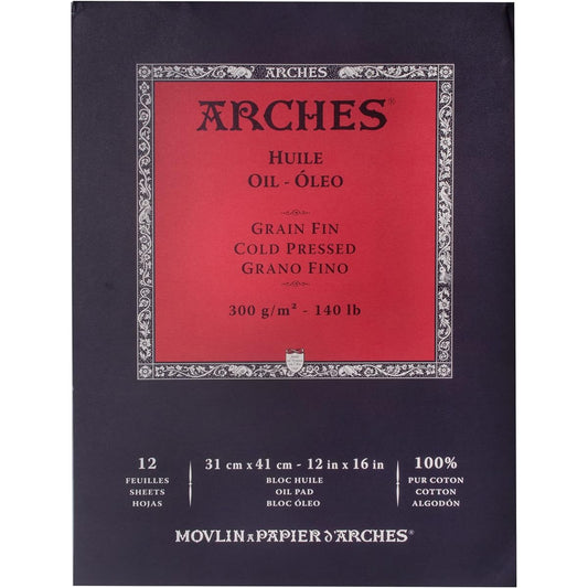 Arches Canson Arches Watercolor Paper Oil Pad 310×410mm 300g/m2 200006579