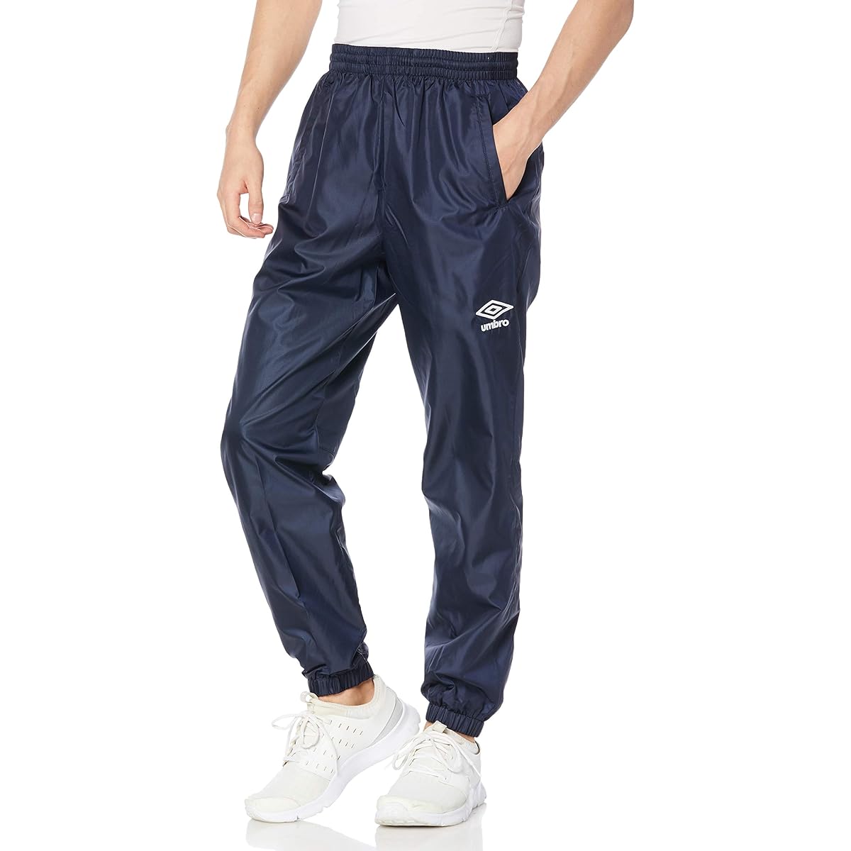 [Umbro] Men's Windbreaker, Soccer Long Pants, Piste Pants, Windproof, Water Repellent, Suitable for All Seasons