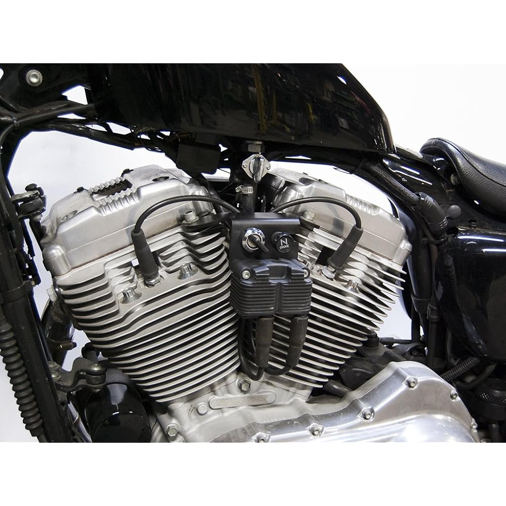 MOTOR ROCK SPORTSTER XL '00-'06 Ig Coil relocation Stays MR-EL019