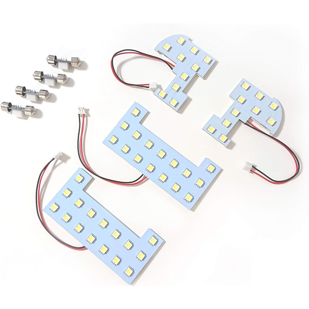 [e-auto fun] LED Room Lamp Honda GB3/4 Freed Spike Early/Fit Shuttle (GG7/GG8/GP2) /GP3 Freed Hybrid/Stream (RN6/RN7/RN8/RN9) Exclusive Base 156 LED Room Lamp Kit 3chipSMD