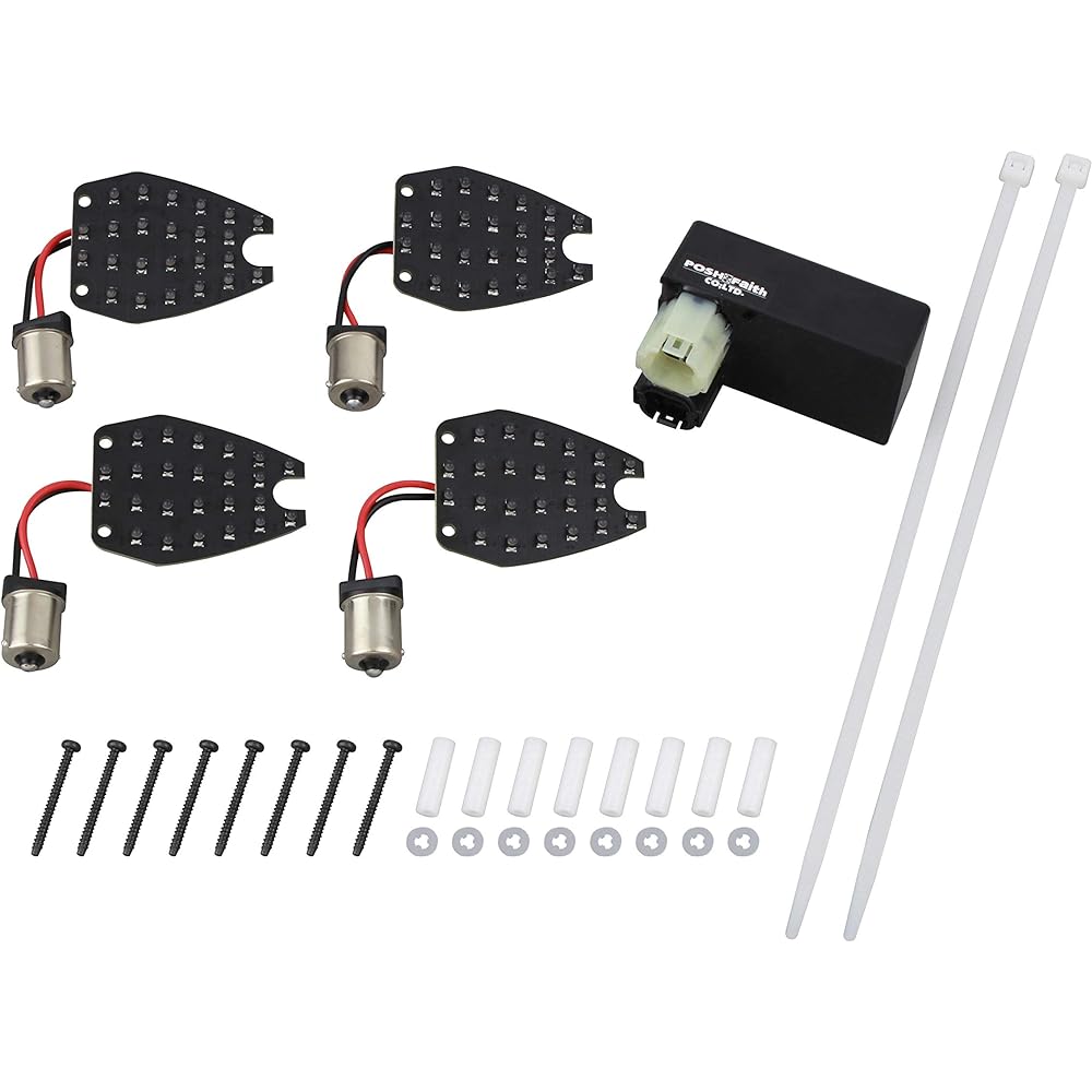 POSH Motorcycle Supplies Sequential Turn Signal Kit for Honda Genuine Turn Signals CB1300SF (2014-2018) | CB1300SB (2014-2018) 153308