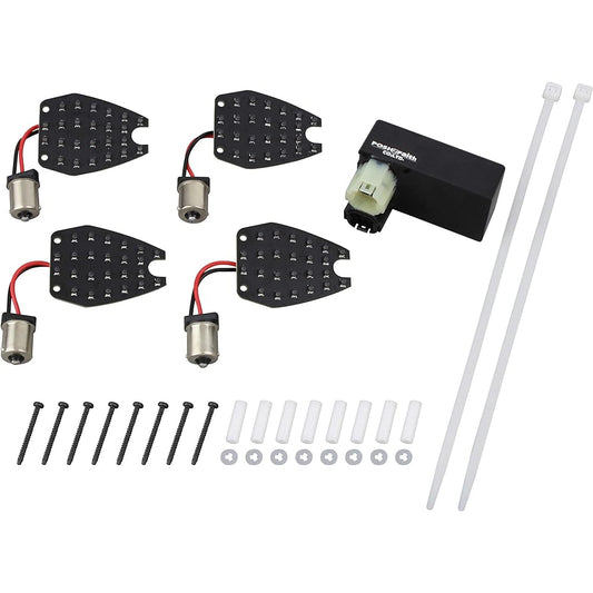 POSH Motorcycle Supplies Sequential Turn Signal Kit for Honda Genuine Turn Signals CB1300SF (2014-2018) | CB1300SB (2014-2018) 153308