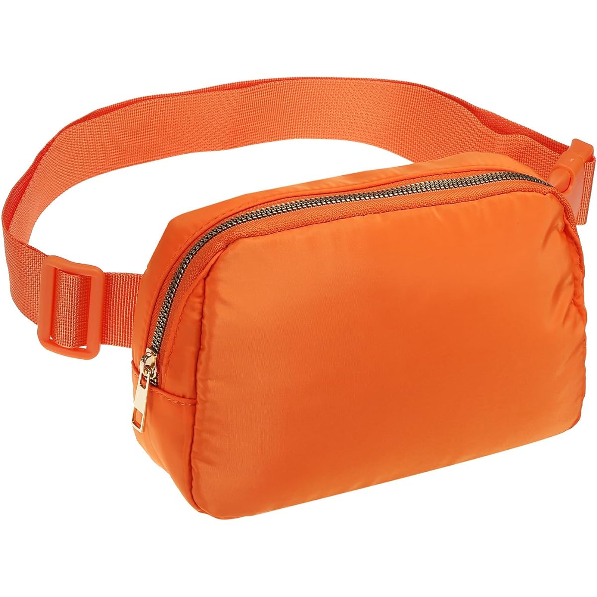 PATIKIL Fanny Pack Waterproof Belt Bag Men & Women Adjustable Crossbody Bag Waist Bag for Running Travel Workout Orange