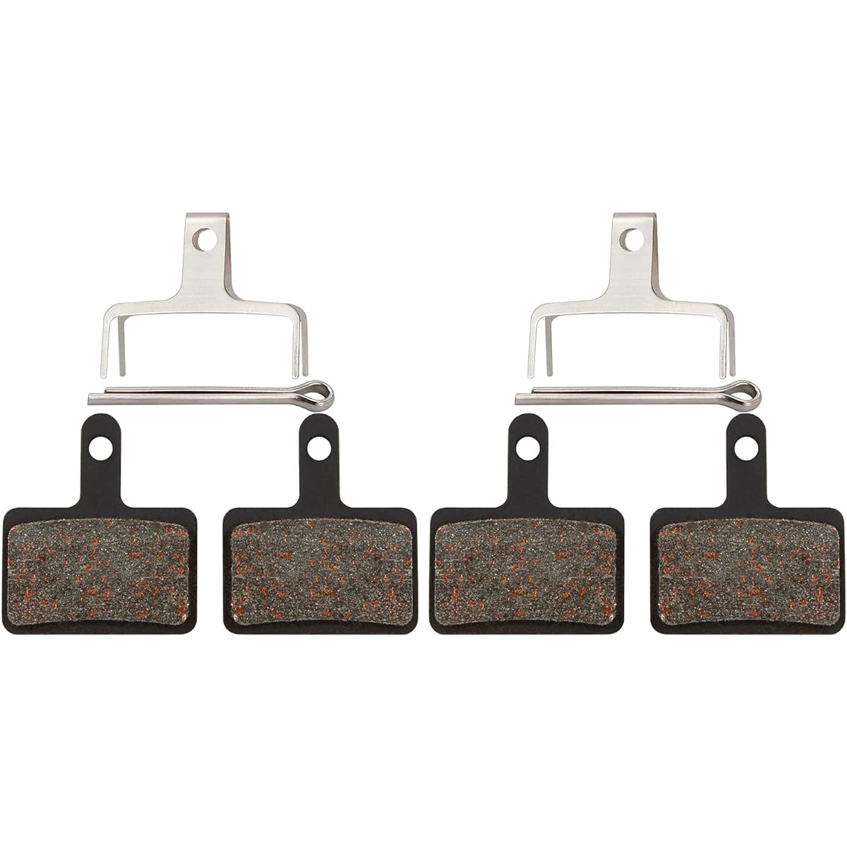 [4 Pairs/Set] Bicycle Disc Brake Pads Shimano M375 M395, M415, M416, M416A, M445 M446 M447 M465 M475 M485 Bicycle Parts Noise Reduction Compatibility Durable
