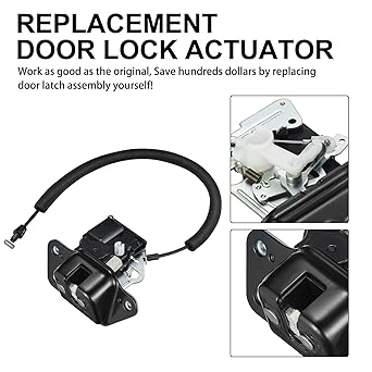 SYERAL Tail Gate Latch Assembly Trunk Rid Actuator 4589243AA Lift Gate Latch Rock DODGE 2008-2020 Grand Caravan 2009-2020 Journey, Chrysler: 2008-2016 TOWN & COUNTRY