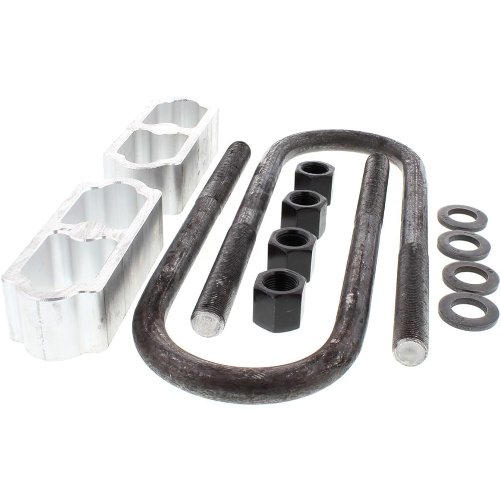 SPEEDWAY MOTORS 1960-72 Chevrolet Pickup 2 inch Rear Low down block Kit coil Spring compatible aluminum block U Bolt shaft Sim option