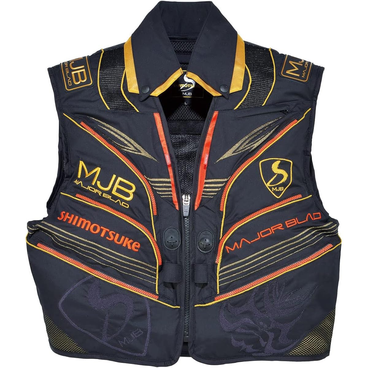 [Shimotsuke] SMV-340CW MJB Major Blood Ayu Vest CW Black