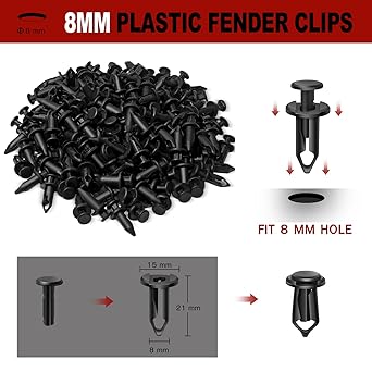 Moveland 200 UTV ATV Fender Push Clip Fastener Removal Nylon Body Livet Fastener Clip Polaris RANGER RZR CAN KAWASAKI TERYX HONDA SUZUKI SPORTSMAN