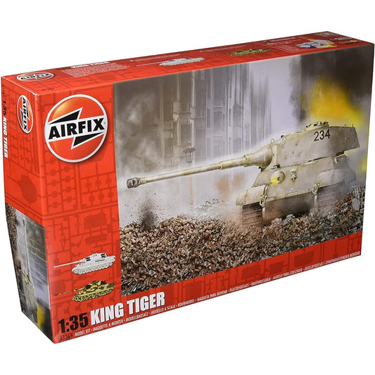 Airfix 1/35 German Army King Tiger Heavy Tank Plastic Model X1369