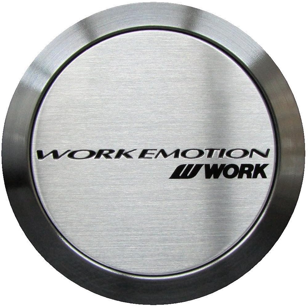 WORK EMOTION Center Cap FLAT TYPE Silver 4 pieces KWM-FHLX4